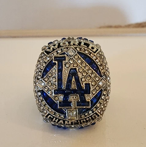 Los Angeles Dodgers Replica 2020 World Series Ring Corey Seager #5 New Size 10.5 Cover