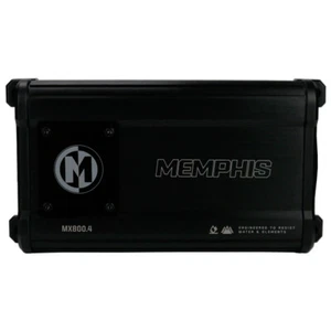 Memphis Audio MX800.4 800W 4-Channel PowerSports Audio Amplifier 4-Ch. Amp NEW - Picture 1 of 5