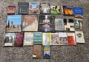 Lot of 24 CATHEDRALS Abbey MONASTERY Churches BOOKS Art Buildings Gothic History - Picture 1 of 8