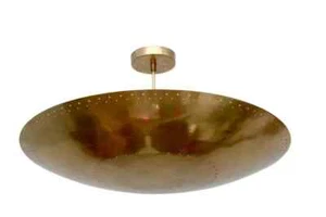 Mid Century Italian Stilnovo Chandelier Brass Sputnik Ceiling Light Lamp Fixture - Picture 1 of 5