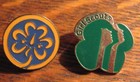 Girl Scouts America Pins GSA World Trefoil Membership Pin Scouting Badges (2)