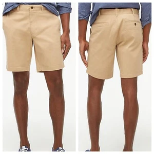 NWT J Crew Mens Khaki 9” Inseam Shorts Size 36 Retails $49.50 Pockets Nice! - Picture 1 of 10