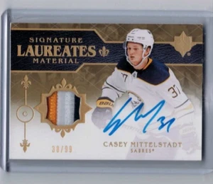 2018-19 Ultimate Collection Casey Mittelstadt Laureates parche automático radiocontrol #'ed 38/99 - Imagen 1 de 1