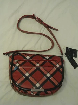 Bolso Marc Jacobs Luna 'Cambridge Red' Cuero a Cuadros Hermoso Estilo Bandolera Nuevo con Etiquetas Foto 1 de 4