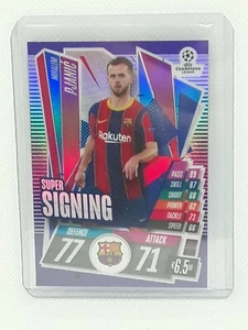 Miralem Pjanic Topps Chrome Match Attax Champions League PURPLE /299 Barcelona - Picture 1 of 2