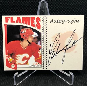 2004-05 ITG NHL Franchises Series Autograph #A-HL Hakan Loob Auto Calgary Flames - Picture 1 of 2