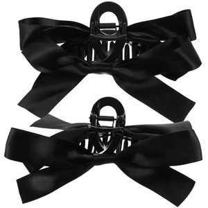2 Stück Schleife Haarnadel Bowknot Design Kralle Elegant Clips Mädchen Accessoires - Bild 1 von 12