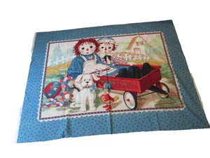 Vintage Daisy Kingdom Raggedy Ann Andy Wall Quilt Sew Fabric Panel 34x42 - Picture 1 of 8