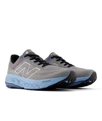 New Balance Men's Fresh Foam X 860V14 Running Shoes, Slate Grey/Chrome Blue/Sea - Image 1 of 4