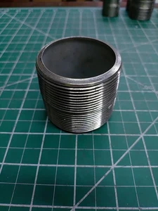 SS-5404-32-CLOSE Pipe Nipple 304 Stainless Steel Male 2" NPT x 2" - Picture 1 of 2