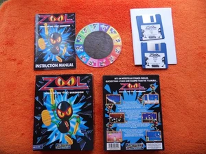 ZOOL ninja of the "Nth" dimension with code wheel - gremlin - atari st 3.5" disk - Afbeelding 1 van 7