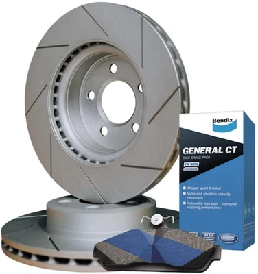 FRONT S-TYPE Rotors & BENDIX GCT fits HONDA Integra DB DC 1.8L GSi VTi-R 93-02 - image 1 of 4