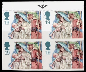 GB QEII SG1843a, 19p IMPERF PAIR, NH mint. Katze 95£. 4er Block - Bild 1 von 1