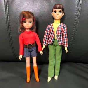 Vintage 1969 Takara Tomy First Generation Wataru Kun & 1970 Licca-chan Doll Set - Picture 1 of 20