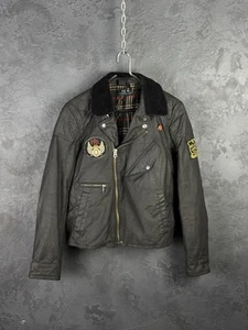 Polo Ralph Lauren Double Riders Oiled Leather Jacket Size S-M - Picture 1 of 23