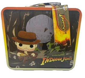 Funko Indiana Jones Metal Embossed Lunch Box Tin Collectible Lucasfilm NWT - Picture 1 of 7