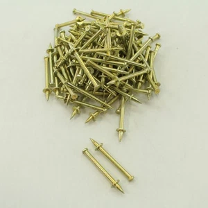 100-Pack Metallics 1/4" x 2" Hand Drive Pins Steel Zinc Plated JDP6 - Picture 1 of 4
