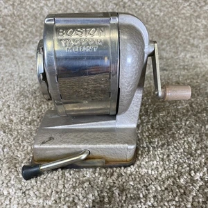 Vintage Boston Vacuum Mount Pencil Sharpener WORKS! - Picture 1 of 9