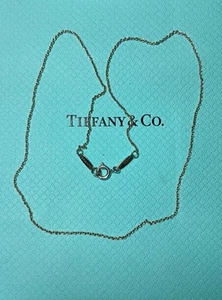 Vintage Tiffany & co. Peretti Sterling Silver Cable Chain Necklace 16 in - Picture 1 of 11