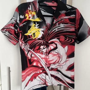 Vintage Oxyzone Chinese Fantasy samurai shirt 34 In Chest large boy small man - Picture 1 of 2