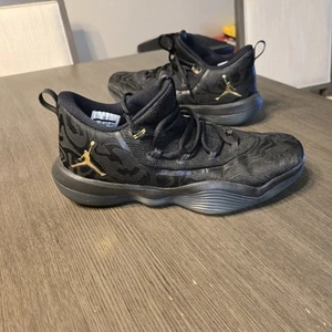 Jordan Super Fly 2017 Low Basketball Shoes AA2547- 021 Black Sz 10.5 - Picture 1 of 10