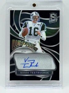 Spectra Vinny Testaverde 2024 Spectra Auto Illustrious Legends /99 JETS - Picture 1 of 2