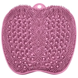 Shower Foot Scrubber Mat with Non-Slip Suction Cups Spa Brush for Cleaning - Picture 1 of 7