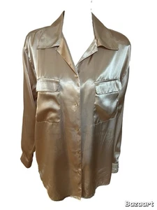 Camicia donna Notations taglia media oro metallizzato manica lunga - Foto 1 di 5