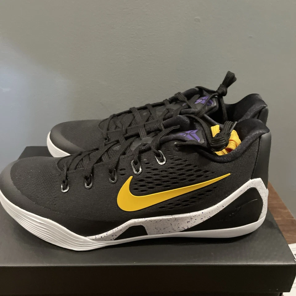 Nike Kobe 9 Em Protro TB Black University Gold Size 11 - image 1 of 4