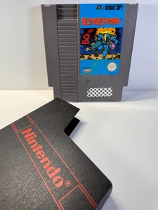 Bomberman (Nintendo Entertainment System NES, 1989) Authentic. Tested. Sleeve. - Picture 1 of 7