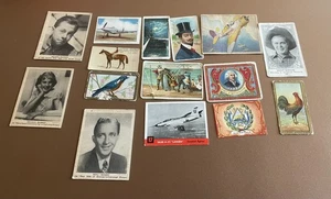 Lote De Colección 15 Tarjetas No Deportivas Tarjetas Tabaco Helmar Sweet Caporal Meca Otros - Imagen 1 de 24