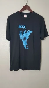 VTG International Art of Jazz T Shirt Size Large Single Stitch Double Sided - Picture 1 of 5