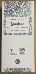 Roselyn Boutique Gemstone Jade Roller Gua Sha Set - Picture 1 of 4