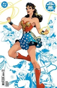 NUOVA STORIA DELL'UNIVERSO DC #1 CVR B DAN MORA CARD STOCK VAR DC 2025 NUOVA - Foto 1 di 1
