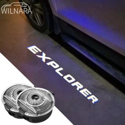 Side Mirror LED Puddle Welcome Courtesy Light Projector For Ford Explorer - Image 1 of 4