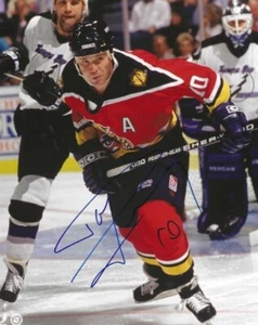 Autographed DAVE LOWRY  Florida Panthers 8x10 photo - w / COA - Picture 1 of 1