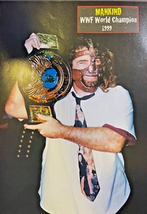 Magazine Illustration Pro Wrestler Mankind WWF World Champion 1999 - Picture 1 of 1