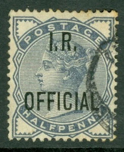 SG O5 ½d slate-blue IR official. Very fine used CAT £35 - Imagen 1 de 1