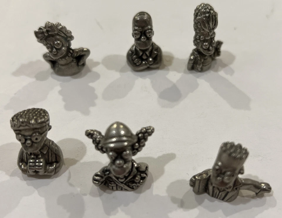 2000 The Simpsons Clue by Parker Brothers REPLACEMENT PARTS - Suspects (6) - Image 1 of 1