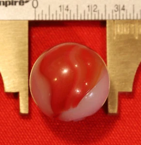Vintage Moss Agate Transitional Swirl Marble W/ Pontil 11/16" Mint - Picture 1 of 7