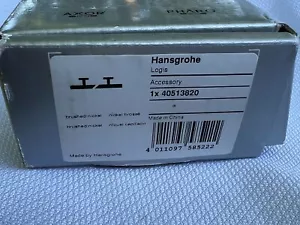 Hansgrohe 40513820 Logis 12" Towel Bar Brushed Nickel Overall Length 18 3/8" - Picture 1 of 4