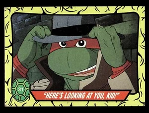 1989 Topps Teenage Mutant Turtles #31 "Here's Looking at You, Kid! - Picture 1 of 2