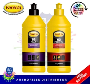 Farecla G3 Premium Abrasive Compound 500g & G3 Premium Liquid Wax Protect 500ml - Picture 1 of 5