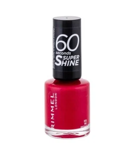 RIMMEL SMALTO UNGHIE 60" SECONDS ROSSO VIVO CARMINIO 312 BE RED-Y carmine garnet - Foto 1 di 3