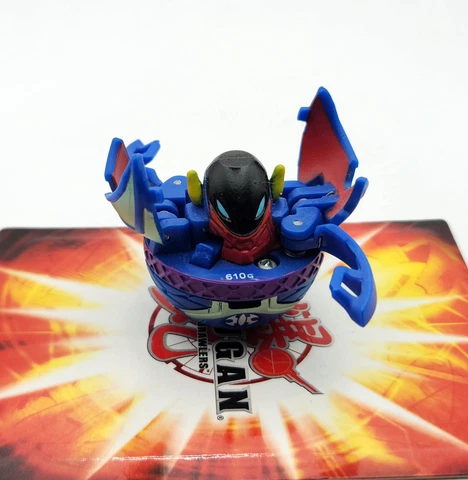 Bakugan Diablo Preyas Blue Aquos B2 610G Battle Brawlers Cover