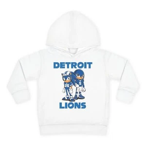 Sonic Knuckles Detroit Lions Hoodie, Jahmyr Gibbs David Montgomery, Toddler - Picture 1 of 13