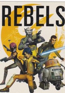 2015 TOPPS STAR WARS REBELS #15 Sabine Wren Ezra RC Rookie STICKER CARD NM
