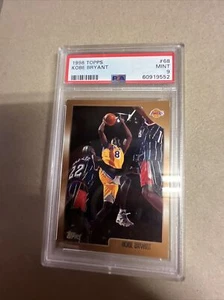 1998-99 TOPPS KOBE BRYANT BASE CARD #68 PSA GRADED 9 MINT LAKERS - Picture 1 of 3