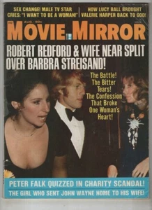 Movie Mirror Mag Robert Redford Barbra Streisand August 1974 081821nonr - Picture 1 of 1