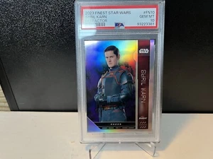 2023 Topps Finest Star Wars Refractor Syril Karn #FN10 PSA 10 Gem Mint Andor - Picture 1 of 2